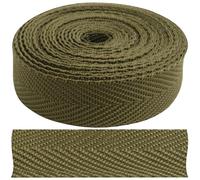 Aerzetix - C77585 - Nastro gallone in Polipropilene 4.5 Metri x 20mm - Colore Khaki