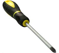 AERZETIX - Cacciavite a croce da incasso PH2 6x100mm per vite Phillips - Punta Magnete/Magnetica - Impugnatura antiscivolo bimateriale - Lama in acciaio/CR-V/-S2 - C45651