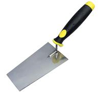 AERZETIX - Cazzuola italiana punta quadrata per muratura 160mm - Strumento per muratore/intonacatore - Manico ergonomica bimateriale - Costruzione/Gesso/Piastrella/Mortaio/Cemento - Acciaio - C46000