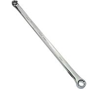 Aerzetix - Chiave poligonale doppio occhio/anello 10x12mm - Lunghezza 33cm - Chiave piatta extra lunga diritta acciaio CR-V per serraggio/assemblaggio - Manico lucidato 12 lati bi-esagonale - C45545