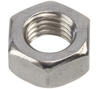 AERZETIX - Confezione da 40 dadi esagonali M7x1 mm con filetto metrico - in acciaio inossidabile - colore argento