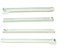 AERZETIX: Coppia guide di scorrimento a rulli per cassetti 25kg (35cm)