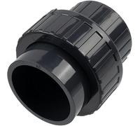 AERZETIX - K37610 - Raccordo unione per incollare con guarnizione torica - Ø50x50mm - femmina/femmina - in plastica - PN10 - per tubi di alimentazione acqua, irrigazione, fluidi vari