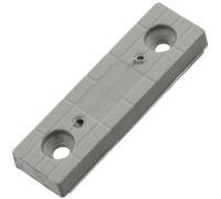 Aerzetix - K38204 | Set di 20 piedini piedi per mobili 54mm da avvitare rettangolari | in plastica | colore grigio | pattino tavolo armadio cassettiera letto cuneo protezione pavimento altezza