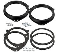 Aerzetix | Kit 2 adattatori per altoparlanti Ø165 mm | portiere anteriori | compatibile con Renault Trafic
