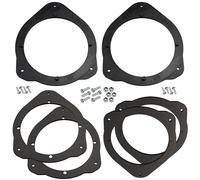 Aerzetix Kit di 2 adattatori per altoparlanti Ø165 mm compatibile con Audi A1 8X