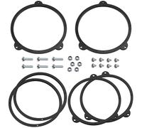 Aerzetix | Kit di 2 adattatori per altoparlanti Ø165 mm in plastica ABS | compatibile con BMW 3 Series E46