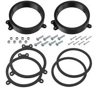 Aerzetix | Kit di 2 adattatori per altoparlanti Ø165 mm in plastica ABS | compatibile con Mercedes-Benz C-Class W203 sedan, S203 T-Modell, CLC-Class CL203 Sportcoupé, CLK A209/C209 Cabriolet/Coupé