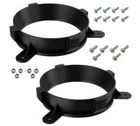 Aerzetix - Kit di 2 adattatori/supporti per altoparlanti Ø165mm | porte anteriori e posteriori | compatibile con Volvo C30, S40, S60, S80, V40, V50