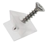 AERZETIX Kit di 25 cunei per pannello posteriore / 25 viti Ø3.5x20 mm