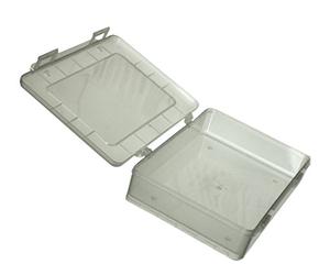 Aerzetix - Scatola trasparente 180x149x40mm senza scomparti in plastica C17607