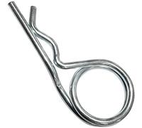 AERZETIX - Set di 10 copiglie beta doppia spira Ø3.2x61mm - perno di sicurezza - perno di aggancio rapido - DIN 11024 - C48211