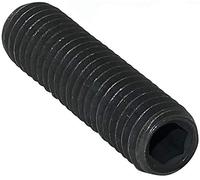 AERZETIX - Set di 10 - Vite di bloccaggio/serraggio cava a estremità ciotola/Concavo - Punta cilindrica senza testa - Esagonale/Allen 6 lati M8x30 - Fai da te - Acciaio - DIN 916 BI - Nero - C45433