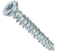 AERZETIX - Set di 100 viti di ancoraggio diretto per calcestruzzo Ø7.5x52mm testa fresata conica - con impronta a stella T30 - fissaggio diretto senza tasselli - C48379