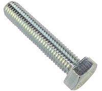 AERZETIX - Set di 20 Bulloni M12x60 - Testa esagonale - Ø12x60mm - DIN 933 - Classe 8.8 - Acciaio zincato - Fai da te - Strumento di montaggio/Ferramenta - C47384