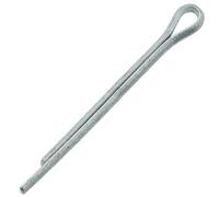 AERZETIX - Set di 20 coppiglie, perni spaccati tipo spilli Ø1x16mm | in acciaio color argento | per il fissaggio, il bloccaggio e l'assemblaggio meccanico di componenti su asse