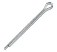 AERZETIX - Set di 20 coppiglie, perni spaccati tipo spilli Ø4x64mm | in acciaio color argento | per il fissaggio, il bloccaggio e l'assemblaggio meccanico di componenti su asse