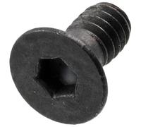 AERZETIX - Set di 25 viti metalliche M2x4 mm con testa svasata esagonale incassata HEX1.3 | passo filettatura: 0.4 mm | in acciaio brunito | per assemblaggi meccanici e progetti creativi