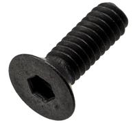 AERZETIX - Set di 25 viti metalliche M2x6 mm con testa svasata esagonale incassata HEX1.3 | passo filettatura: 0.4 mm | in acciaio brunito | per assemblaggi meccanici e progetti creativi