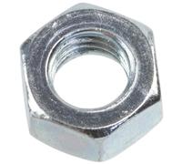 AERZETIX - Set di 30 Dadi esagonali M5x0.8mm a 6 lati con filettatura metrica - in acciaio zincato - colore argento - ideali per progetti fai da te elettronica e meccanica