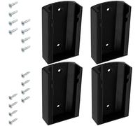 AERZETIX Set di 4 Supporti a parete per 1 batteria compatibile con Festool 12V / viti incluse/plastica ABS