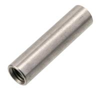 AERZETIX - Set di 5 dadi di giunzione cilindrici M10x50 mm allungati in acciaio inossidabile A2 | per modellismo assemblaggi meccanici e lavori manuali
