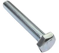 AERZETIX - Set di 50 Bulloni M6x40 - Testa esagonale - Ø6x40mm - DIN 933 - Classe 8.8 - Acciaio zincato - Fai da te - Strumento di montaggio/Ferramenta - C47306