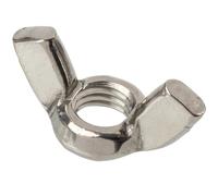 AERZETIX - Set di 8 dadi a farfalla M10x1.5 mm | per un montaggio rapido senza attrezzi su barre filettate, assemblaggi meccanici e fai da te | in acciaio colore argento