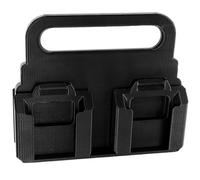 AERZETIX Supporto organizzatore con maniglia per 4 batterie utensili a batteria compatibile con Parkside 20V / plastica ABS