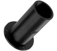 Aerzetix Tubo bass-reflex per altoparlante Ø37.5x31.5 mm lunghezza 80 mm in plastica ABS nera