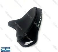 AEsapres Solo Seat Harley Nero in Pelle per Knucklehead Panhead Shovel TC Bobber