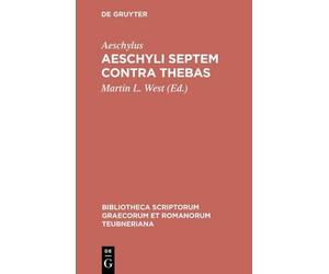 Aeschylus Septem contra Thebas (Tascabile)