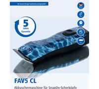 Aesculap Fav 5 esign Edizione Batteria Tosatrice Testina di Rasatura Size