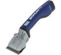 Aesculap - Rasoio a batteria Bonum Pro, con 2 batterie e set di coltelli da taglio (GT502, GT505), per bovini e cavalli, colore: Blu
