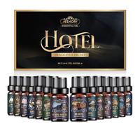 AESHORY Hotel Oli Essenziali per Diffusori 14 x 5ML | Set Di Aromaterapia Lujoso Profumatore per Ambienti Grandi Alberghi Hotel, Olio Essenziale per Aromaterapia, SPA, Massaggio