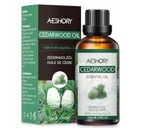 AESHORY Olio Essenziale di Cedro 50ML, Naturali Olio di Cedro, Olio Profumati Aromaterapia Premium per Diffusori, SPA, Massaggio, Cura della Pelle