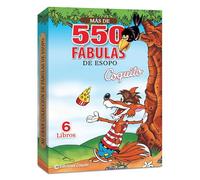 Aesop's Fables, Aesop's Fable Books, Pack Fábulas de Esopo en Español, 550 Aesop Fables for Kids, Fables for Kids en Español (Spanish Edition)