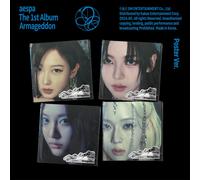 AESPA 1° Album Armageddon Poster 4Ver SET CD+P.Card+Post F.Poster+Sticker+Gift