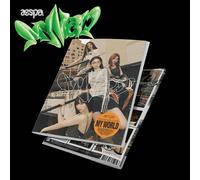 AESPA 3° Mini Album MY WORLD Tabloid Ver. CD + 12p fogli di tabloid +...