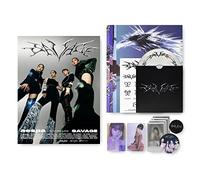 AESPA - AESPA 1ST MINI ALBUM - SAVAGE [ Hallucination Quest Ver. ] Photobook + CD-R + Folded Poster + Sticker + Lenticular Card + Photo Card