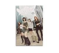 AESPA MY WORLD Poster con copertina dell'album, poster con copertina di album, poster con copertina musicale, pop hip hop, cantante rap, star, poster estetico da parete su tela per ragazze e ragazzi,