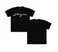 aespa Official SYNK Parallel Line World Tour Merch Collection Logo T-Shirt, X-Large