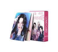 Aespa Photocard 55pcs Kpop aespa photocard Kpop Aespa album card Aespa Aespa biglietti di auguri KARINA Photocard invernale/Giselle Photocard/NINGNING Photocard
