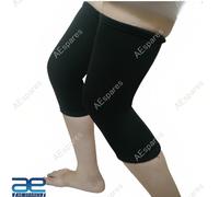 AEsPares 1 Coppia Tutore Ginocchio Regolabile Nera Per Dolore Supporto S M L XL