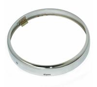 AEspares Adatto A Royal Enfield 7" Supporto Faro Anello Esterno Acciaio Cromato