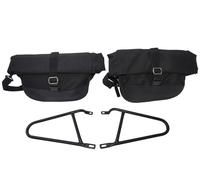 AEspares Borse Laterali Morbide Con Binari Di Montaggio Per Royal Enfield Interceptor & GT 650