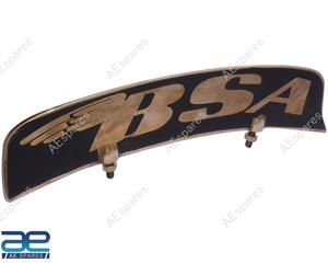 AEspares BSA Front Parafango Portatarga Moto Modelli Tutti Brass Nero/Oro