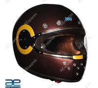 AEsparEs Casco Integrale Nh44 Maroon DOT Approvato Per Royal Enfield