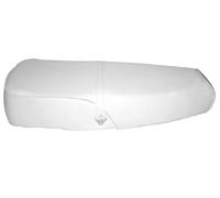 AEspares Compatibile con LML Nv Scooter bianco sedile con piastra di base in acciaio
