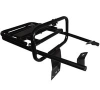 AEspares Compatibile con Vespa PX LML Star Stella Nero Portapacchi Posteriore Pieghevole Carrier